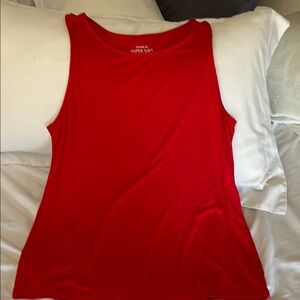 Torrid Red Fitted Sleeveless Tank Top